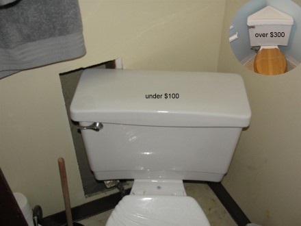 Saint Louis Home Inspection Services Corner Toilet Example